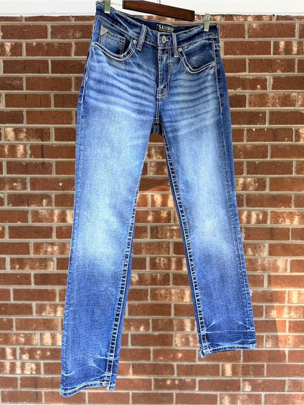 Salvage Supply Company Havoc Straight Slim Men’s Denim Jeans Size 32x32